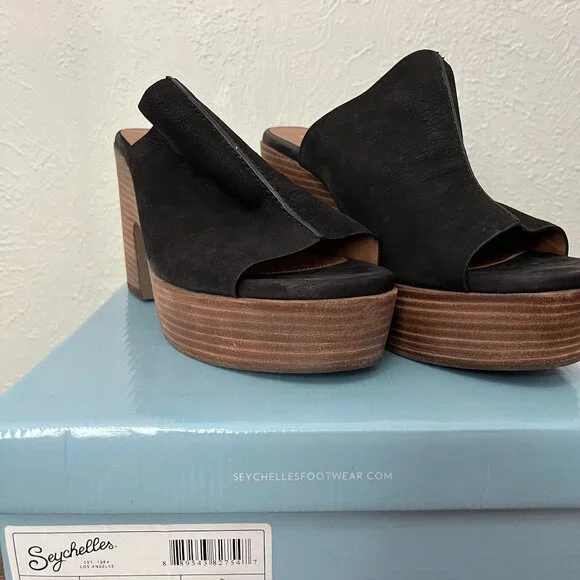 Seychelles Invigorated (Women's) Heeled Sandals - 9.5 women's - Black - Picture 2 of 3